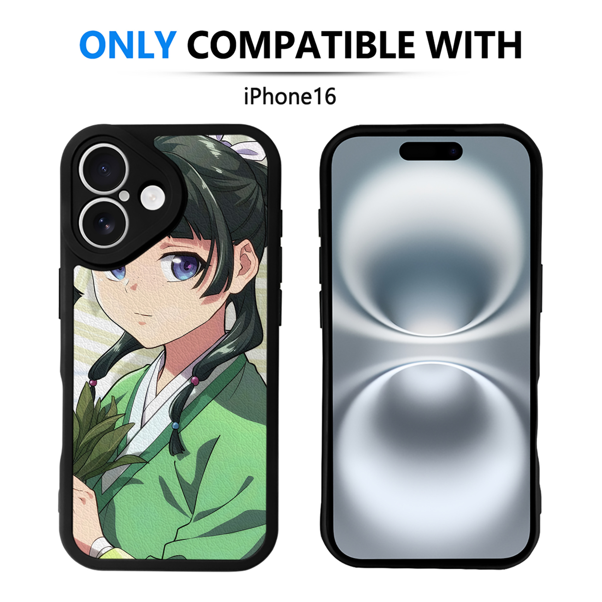 薬屋のひとりごと The Apothecary Diaries 【iPhone 16シリーズ対応】シリコンスマホケース（レザー調） 材質：シリコン